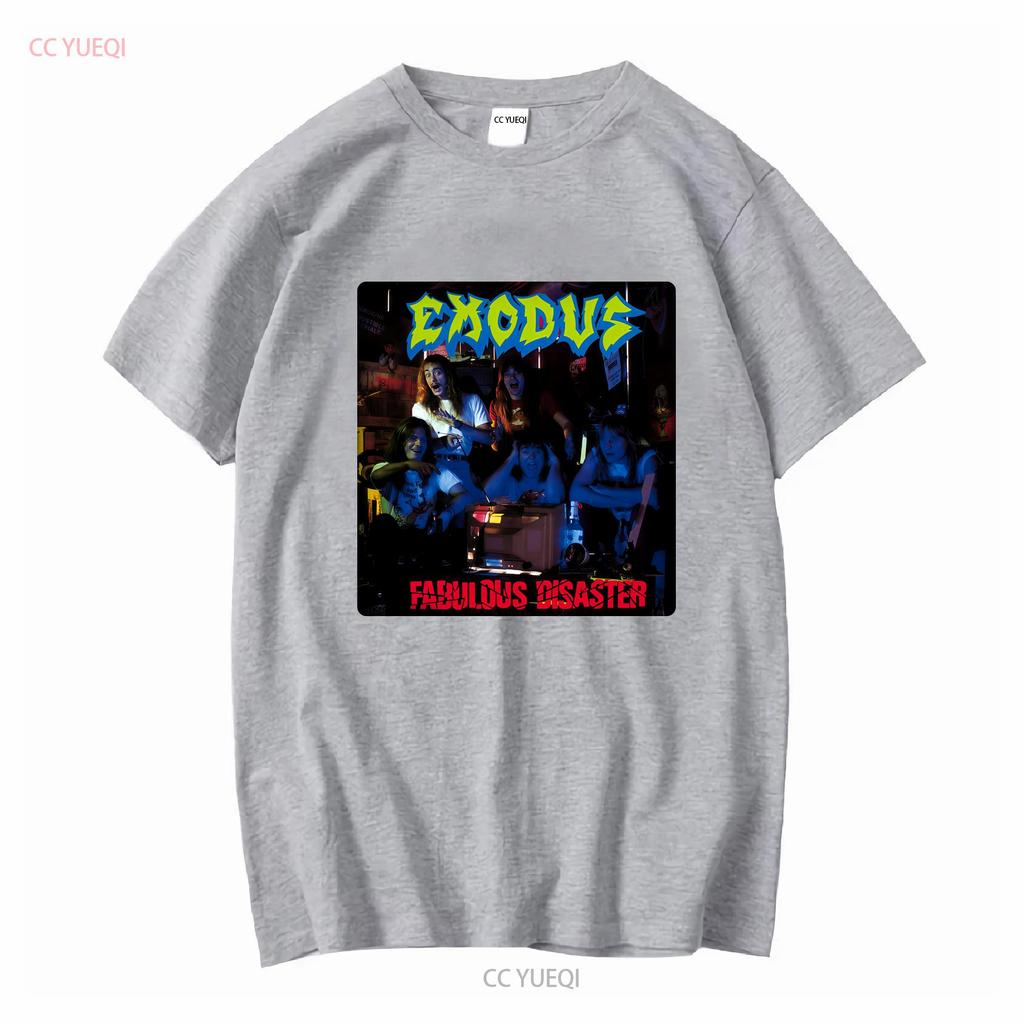 Limited NWT Exodus Fabulous Disaster American Extreme Metal Rock T Shirt S 4XL long or short sleeves vintage Washed fashion