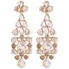 Luxury Alloy Geometric Earrings With Irregular Design For Women Fashion Accessories