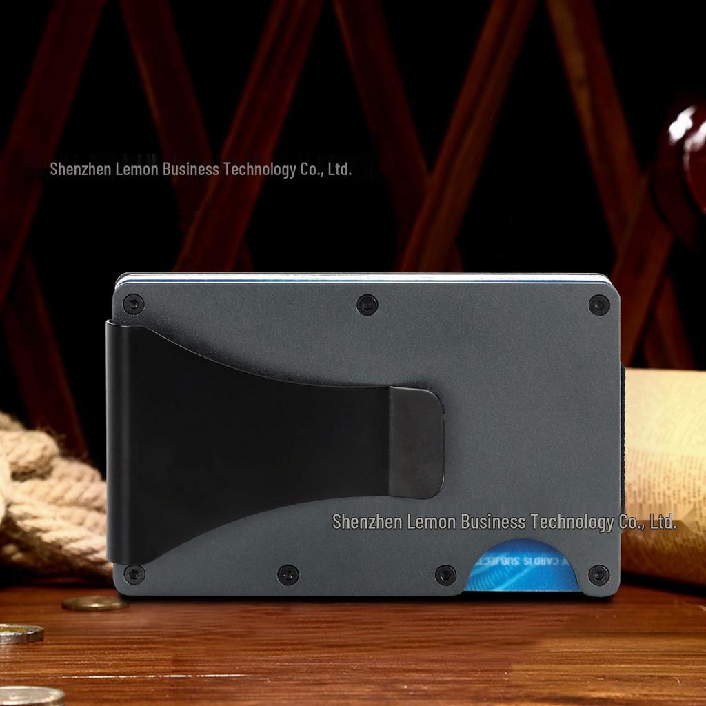 Ultra-Thin RFID Aluminum Alloy Anti-Theft Card Holder Wallet