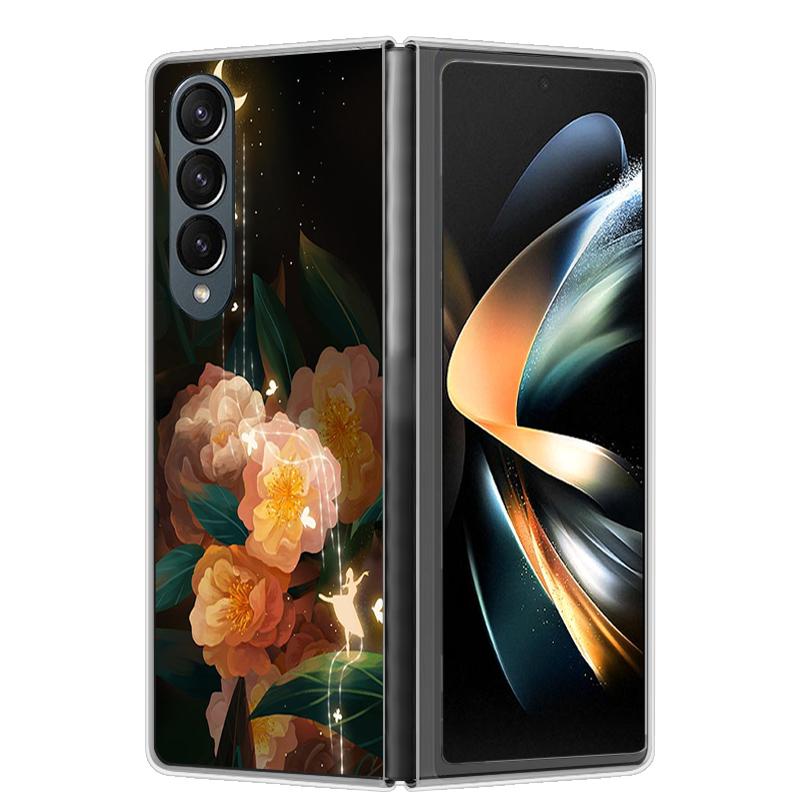 Чехол для Samsung Z Fold 4 ZFold 5 4 5G Жесткий прозрачный чехол для телефона для Samsung Galaxy Z Fold4 Fold5 Ударопрочный бампер Fundas
