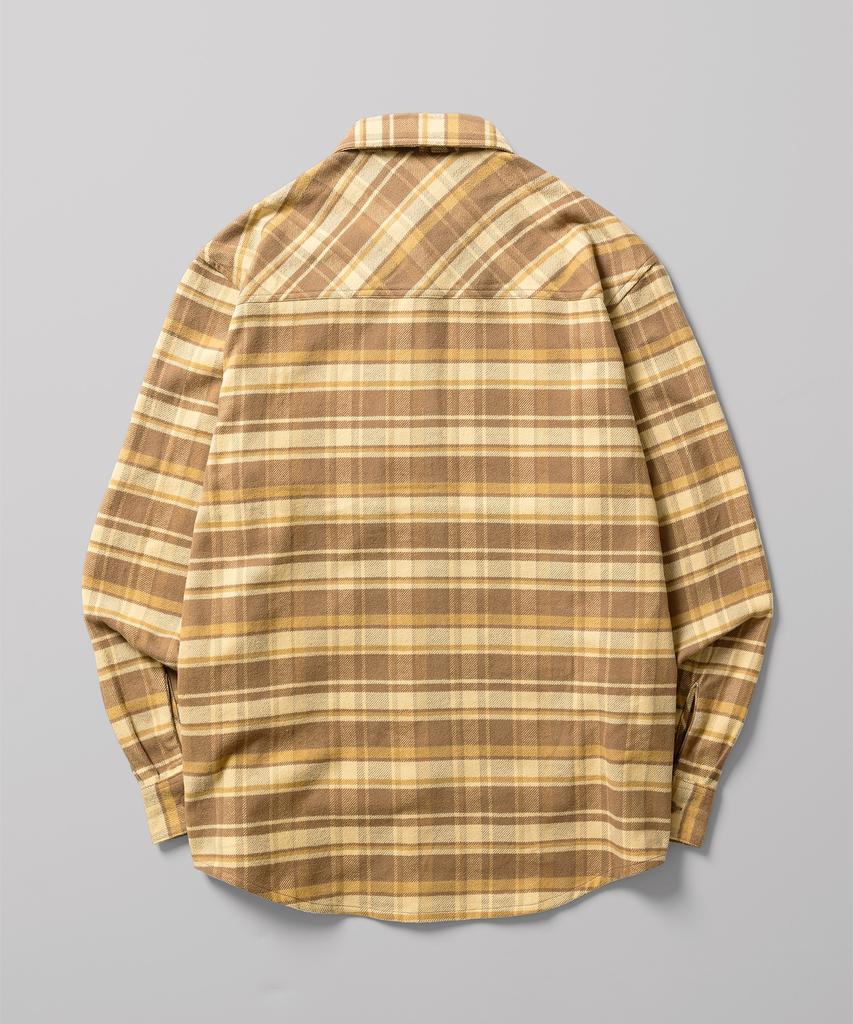 Dickies Хлопковая фланелевая рубашка Желтая