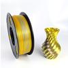 Dual-Color Silk PLA 3D Printing Filament, Non-Clogging & High Toughness, Imitation Metal, 1.75mm, 1kg
