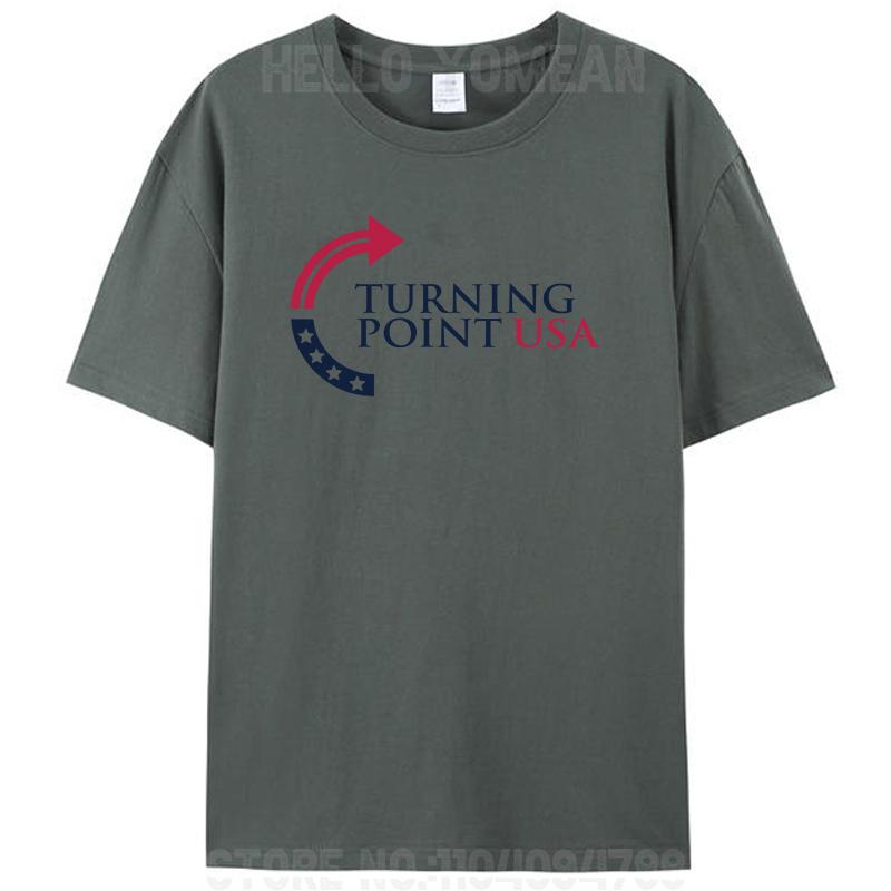 Это Поворотный Момент США TPUSA Свобода Чарли Женская Мужская 100% Хлопок Футболка Повседневные Футболки Рубашки Топы