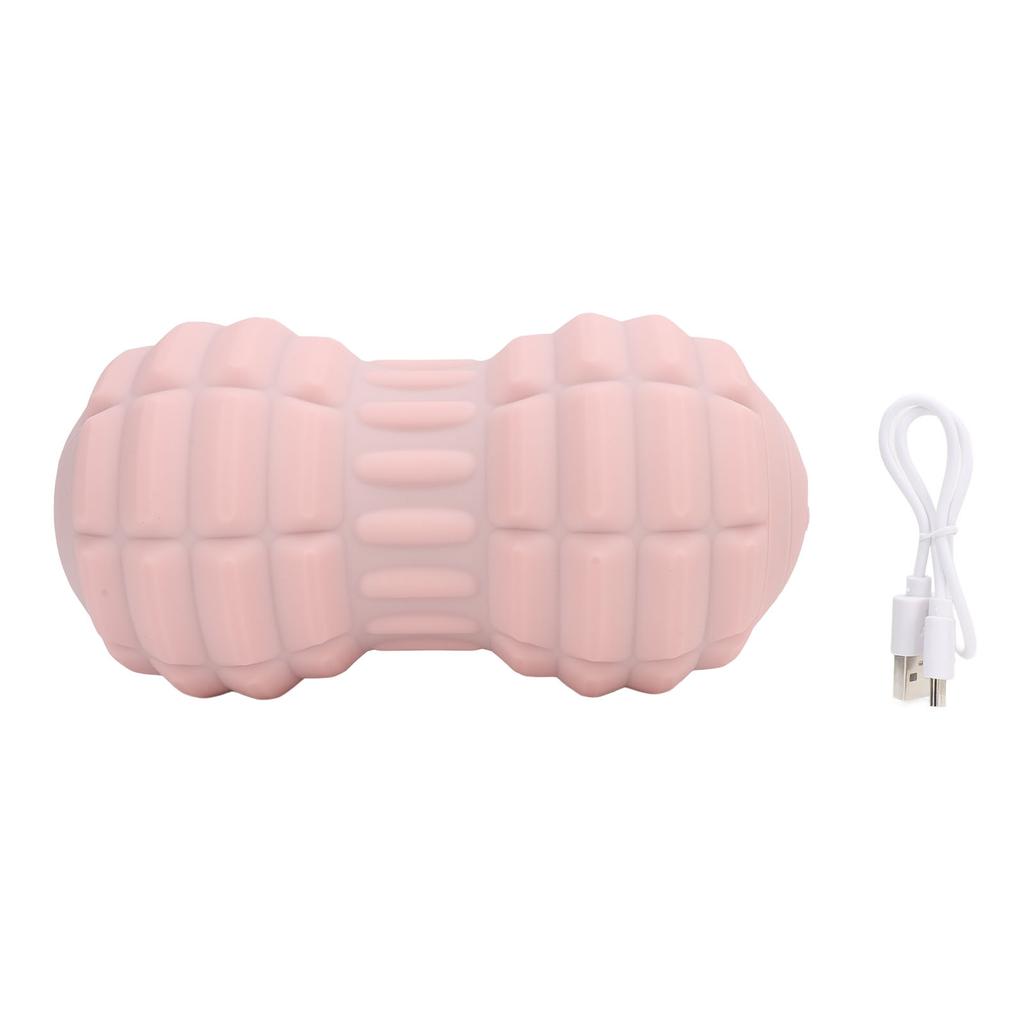 Peanut Massage Ball TPE 4 Vibrating Speeds Electric Deep Tissue Trigger Point Massager Roller for Ba