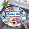 Family Guy,Round Area Rug,Carpet Rug for Living Room Bedroom Sofa Playroom Decor,Non-slip Floor Mat