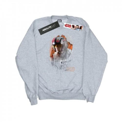 Star Wars Womens/Ladies The Last Jedi Poe Dameron Brushed Sweatshirt