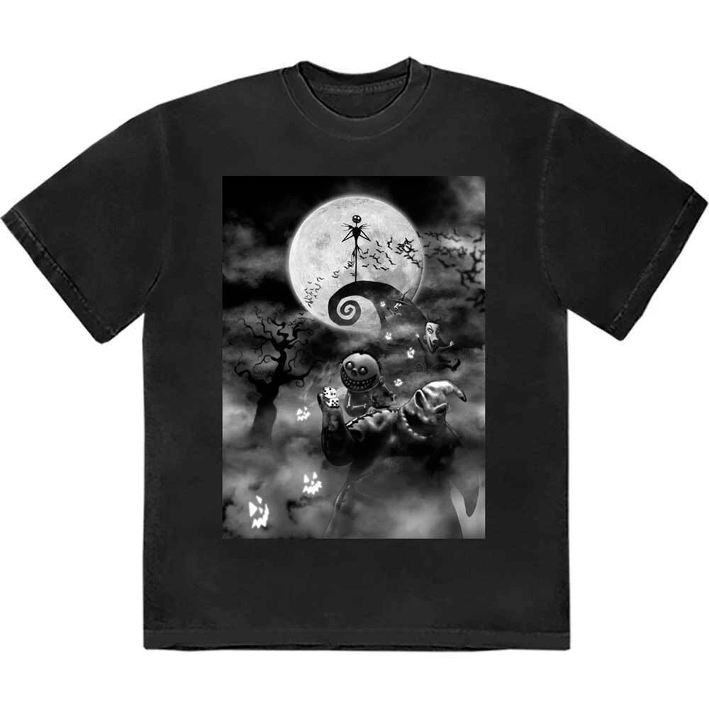 Disney The Nightmare Before Christmas Oogie Scene T-Shirt Black New
