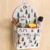 Large Capacity Cotton Linen Storage Bag Home Wall Mounted Organizer Hanging Bag Closet Toy Box Container Organizer Fabric Basket