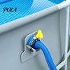Pool Hose Holder for Above Ground Swimming Pipe Holders, Prevent Sagging, Support Bracket Water with Clamps, Pools Accessories Stabilizer
