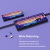 Колпачки для ключей Double Shot PBT, 124 клавиши, фиолетовый Dreamland, индивидуальный набор колпачков для ключей, колпачки для клавиш с дополнительной подсветкой для переключателя MX