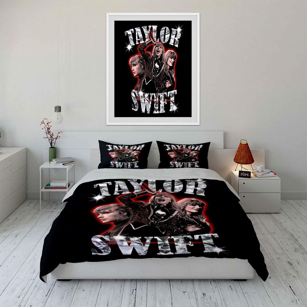 Sparkling Taylor Swift Design Bedding Duvet Cover Set Duvet Cover Pillowcases (1*Duvet Cover 2*Pillowcases, without duvet insert)