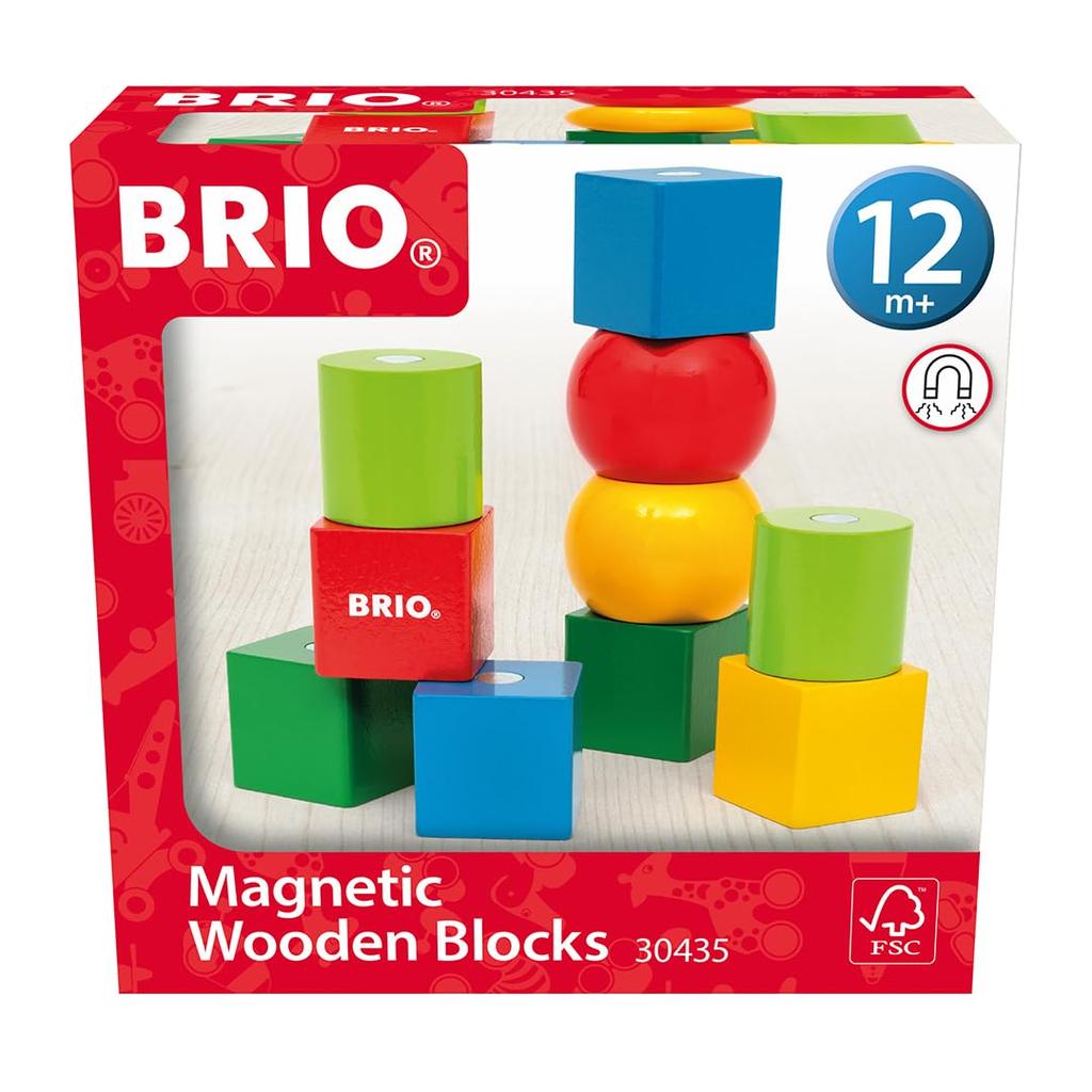 BRIO Magnetic Color Blocks 30435 (Building Blocks) for Ages 12 Months and Up