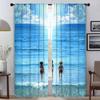 Curtains for Living Room Curtain Attack On Titans Home Interior Curtains 2 Pieces Blinds Shades Tulle for Bedroom Partition
