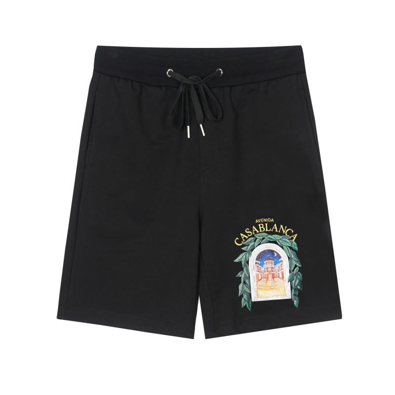 Casablanca Cartoon Print Loose Fit Shorts Teen Boys Casual Wear