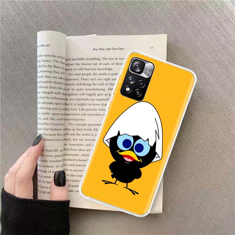 Calimero cute cartoon Duck Phone Case For Xiaomi Redmi Note 14 Pro 12 Plus 12S 10 11 Pro 4G 5G 9T 9S 8T 10S 11T 11S 11E 9 8 Coqu