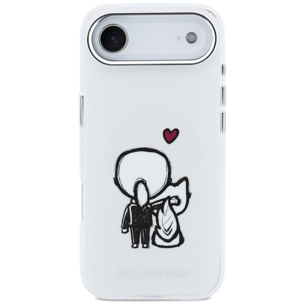 Karl Lagerfeld Karl & Choupette Back MagSafe Case for iPhone Air Clear