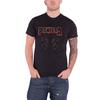 Pantera Unisex Adult Watermarked Skulls Cotton T-Shirt