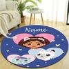 Personalized G-Gaby's Bubble House Round Chair Office Rug - Perfect for Mat, Office Chair & More - Ideal Gift for Birthdays and Holidays