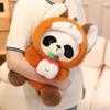 Cute Creative Raccoon Transformed Into Giant Panda Plush Toy Doll Cute Children's Doll Sleeping with Rag Doll