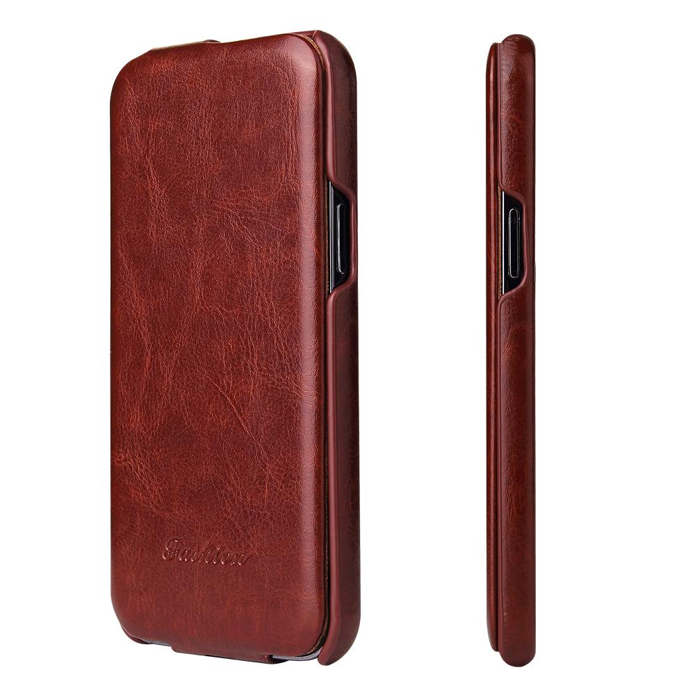 Для iPhone 17 16 15 14 13 Pro Max Флип Вертикальный Чехол из PU Кожи Телефон Жесткая Задняя Крышка Защитные Наклейки Оболочка