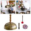 Singing Bowls Mallet Cushion Set Tibetan Bowl Detachable Handle with for Yoga