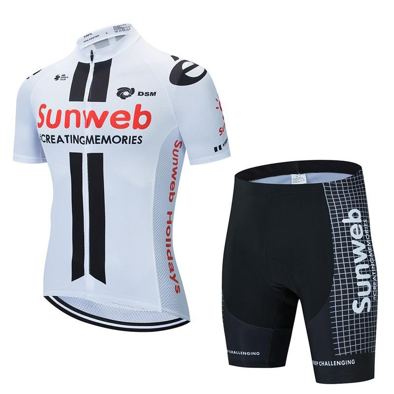 Quick-Dry Cycling Jersey Set Men Women - Breathable Short Sleeve Bike Outfit Road MTB Trail Running Fishing Hiking
