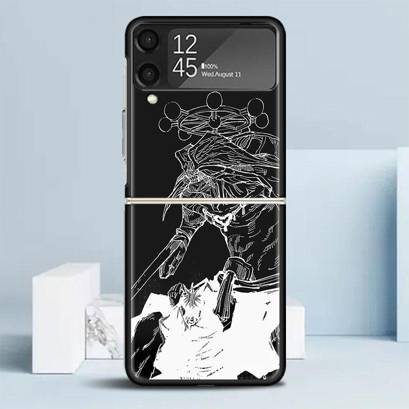 Чехол для телефона Kaisen J-Jujutsu Sukuna Mahoraga для Samsung Galaxy Z Flip7 Flip6 5G Flip5 Flip4 Flip3 ZFlip 7 6 3 4 5 Ударопрочный Bac