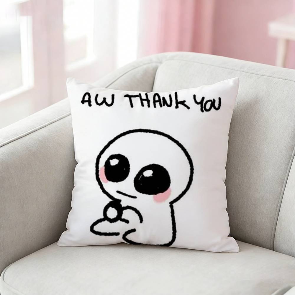 Tbh Autism Yippies Creature Pillow Case Pattern Printed Pillowcase For Living Room Sofa Cushion Cover