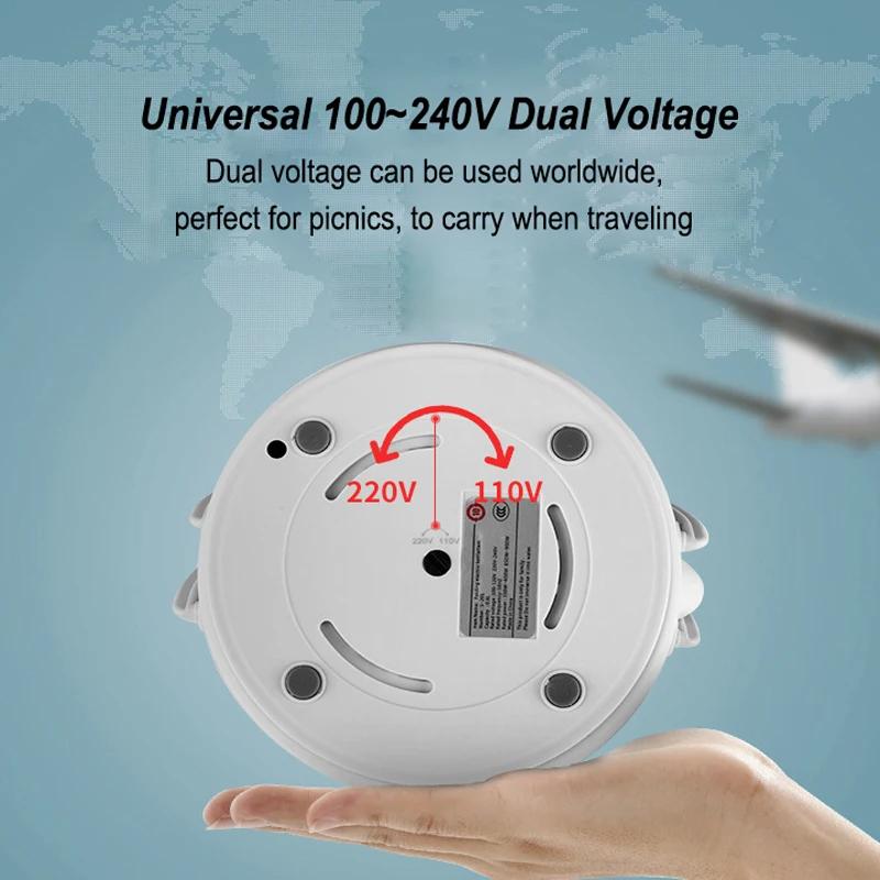 110 В/220 В складная плита мини многофункциональная пароварка для приготовления пищи в горшочке лапшеварка для общежития Trave