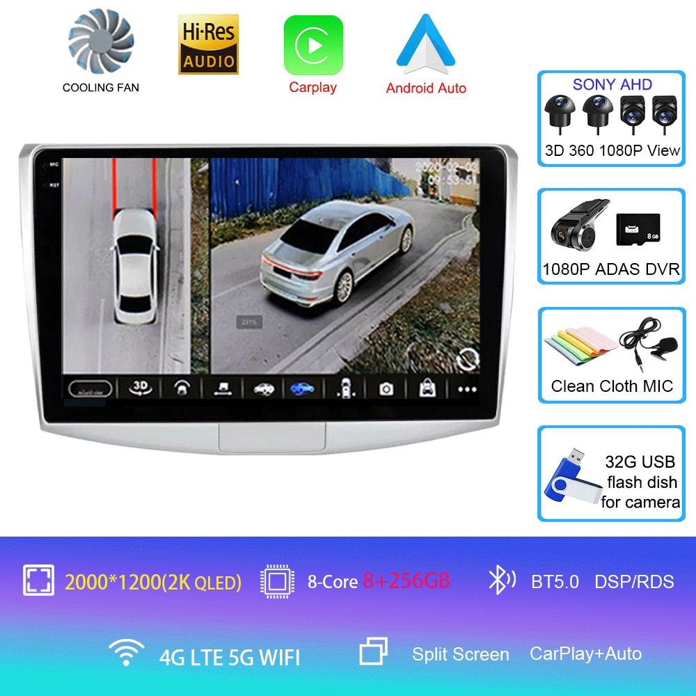 Android 14 для Volkswagen VW Passat B6 B7 CC 2007 2008 2009 2010 - 2016 Автомобильный радиоприемник Навигация Мультимедийный проигрыватель DSP Auto Carplay