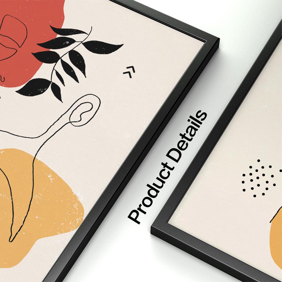 Настенная картина на холсте, красная, желтая линия, девушка, ветка ивы, минималистичные украшения для гостиной, постеры и принты, настенные панно