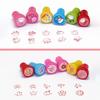 10/12/26Pcs Cartoon Children's Self-stamp Set  for Children Treasure Box Prize Birthday Party Gift