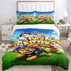 Pups Rescue Kitten Crew Print 3Pcs Bedding Setduvet Cover With 2 Bedropillowcase Home Birthday Gift