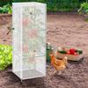 Fine Mesh Plant Netting Cover Square/Round Shape Zipper Closure Tomato Cage Cover Durable Tear Resistant Plant Protection Net