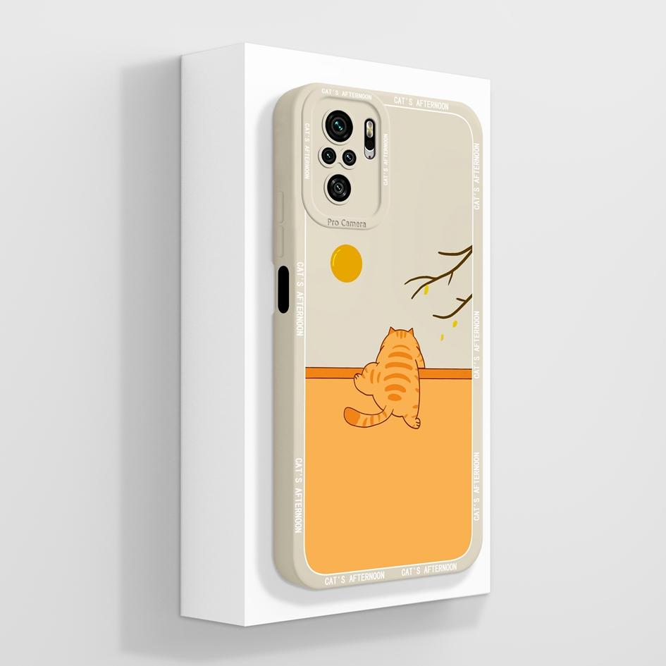 Чехол для телефона Redmi Note 10 11 11T Pro Plus Max 10T 11S 11E Capa Cute Creative Style Painted Anti Drop Pretty Avocado Liquid Silicone For Redmi Shell