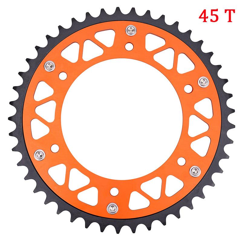 Motorcycle 520 45T-52T Rear Sprocket For GAS GAS MC125 MC250 MC250F MC350F MC450F SM700 EC250 EC300 ES700 EX250 EX250F EX300