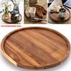 Деревянная обеденная тарелка Большой поднос для чая и еды Декоративный поднос Поднос для еды Хлебница