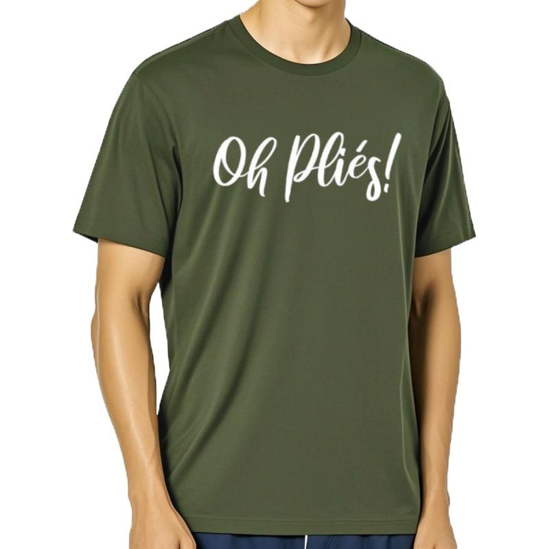 Oh Plicamiseta Divertida De Bailarina De Ballet Para Hombre Ropa De Secado RáPido Camisetas GráFicas