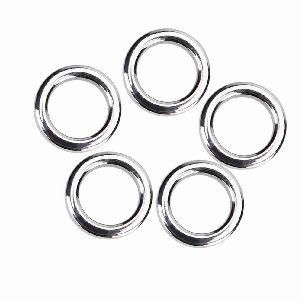 Stainless Steel Fishing Split Rings High Strength Fishing Rings Fishing Solid Rings  Sea Fishing