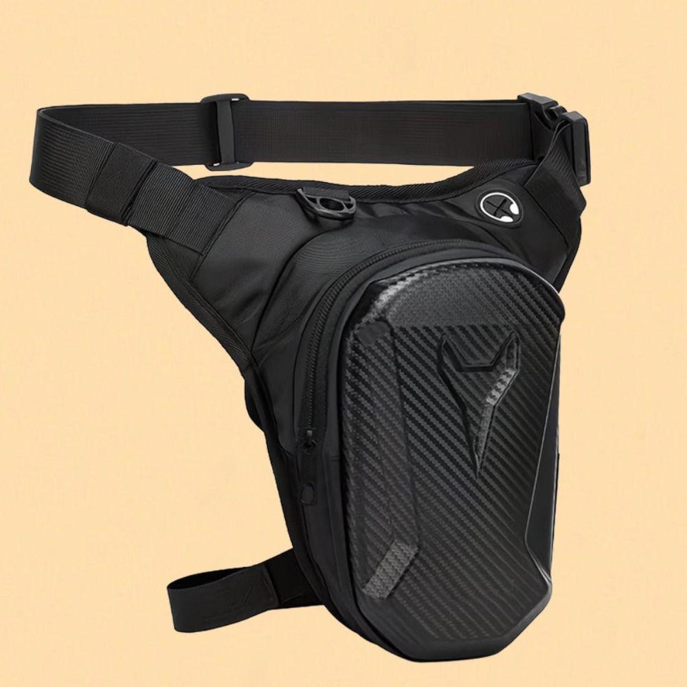 Waterproof Motorcycle Leg Bag Hard Shell Rider Bag Crossbody Bag Waist Pack Men Women