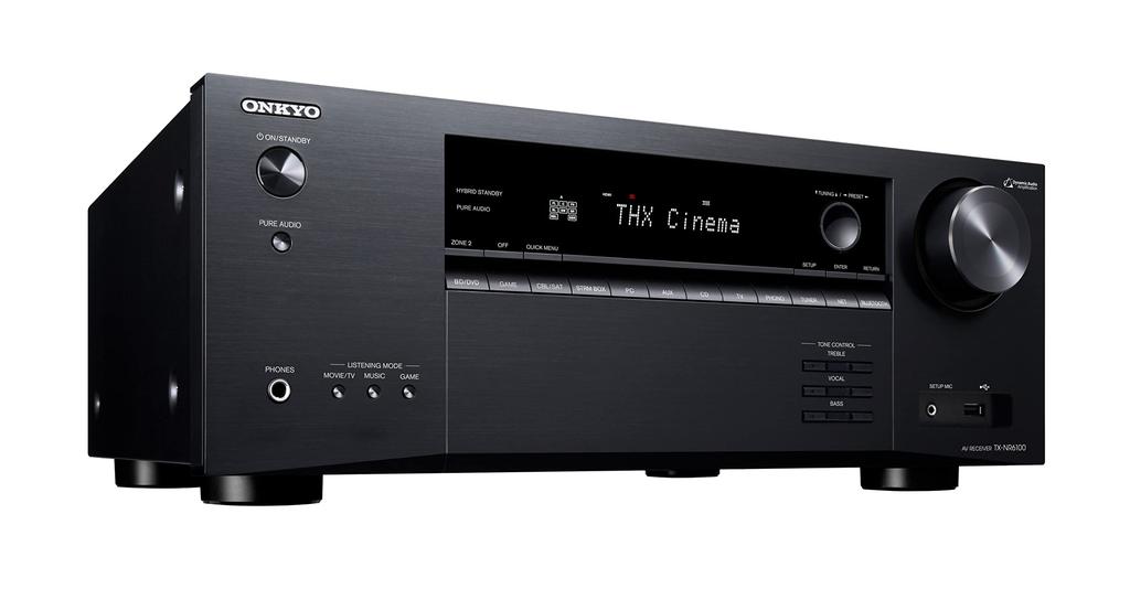 ONKYO Black THX сертифицированный AV-ресивер TX-NR6100 7.2-канальный