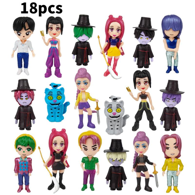 Kpop Охотники на Демонов Модель Игрушка Тигр Игровой Персонаж ПВХ Настольная Коллекционная Фигурка