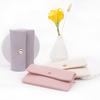 Stylish Korean Long Women's PU Wallet with Flip Pocket & Fashion Lock
