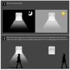 Battery Powered LED Night Light Automatic Light Sensor Light Bedside Lamp  Baby Kids Bedside