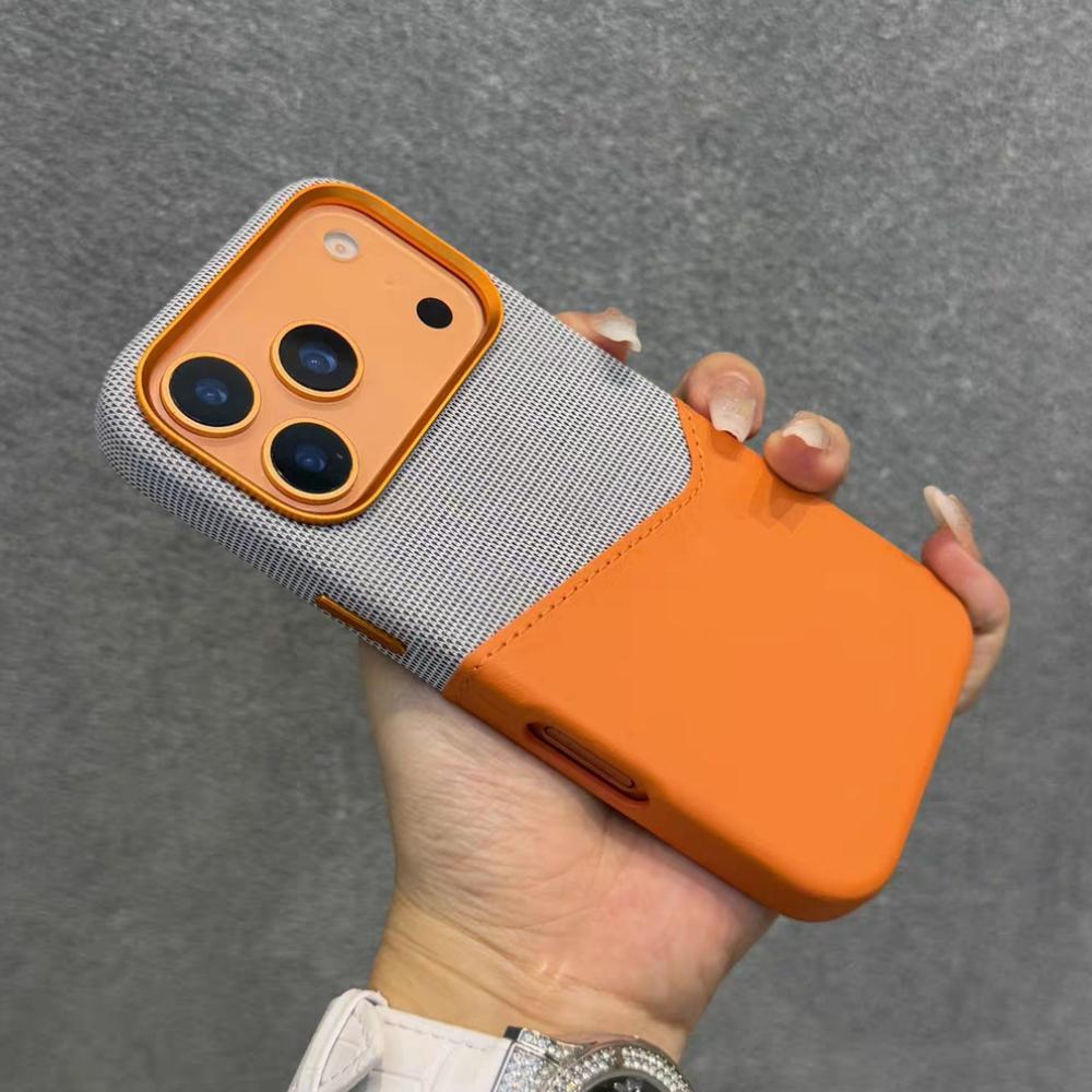 Магнитный чехол со вставками для карт, текстурой из кожи и ткани, для iPhone 17 Pro Max Air 16 Plus 15 14 13 12, для чехлов Magsafe