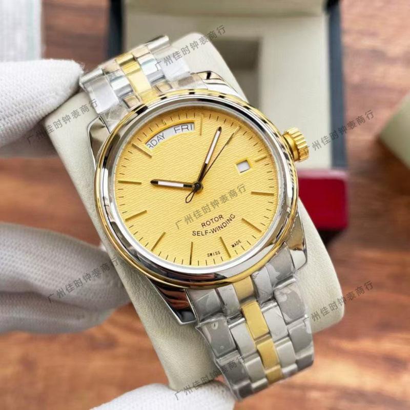 Мужские часы Dijia Tud Classic M22010 Бизнес Алмазная Клетка Автоматические Механические Стальной Ремешок