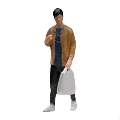 1/64 Миниатюрная модель фигуры Центральный элемент Домашнее украшение Искусственная скульптура Имитация людей