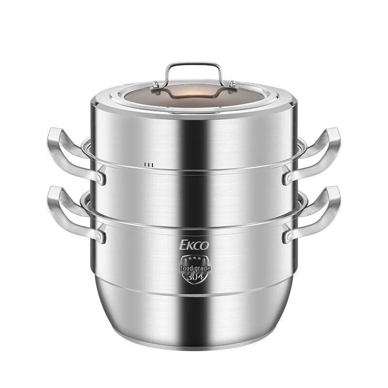 EKCO Royal Deluxe 3-Layer Stainless Steel Steamer Pot