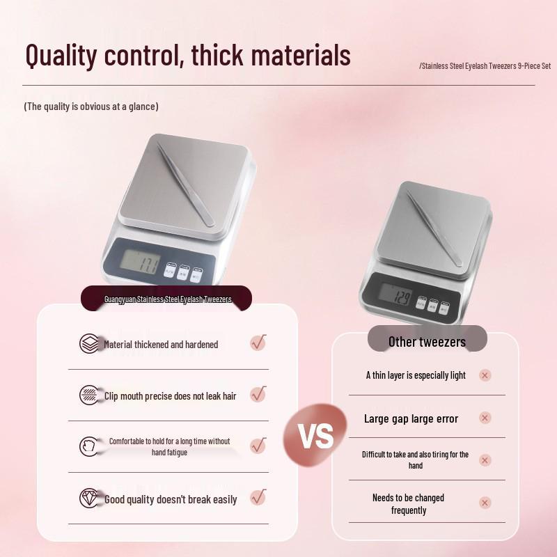 Золотой пинцет для ресниц «Перо» – Профессиональный инструмент для формирования пучков для мастеров по наращиванию ресниц