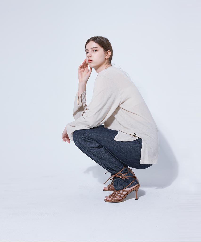 WEDNESDAY DELIGHT Candy T-Shirt_Lightbeige